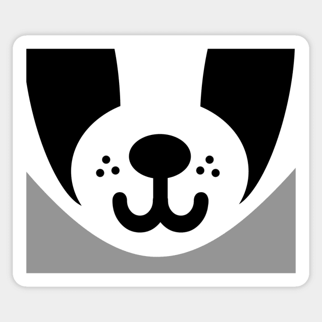 Badger Mask Sticker by haberdasher92